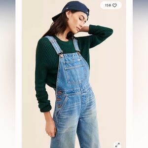 Wrangler Flare Denim Overalls